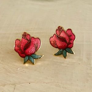 ( 7 ) Rose Earring